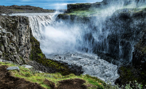 Keindahan Dettifoss Waterfall